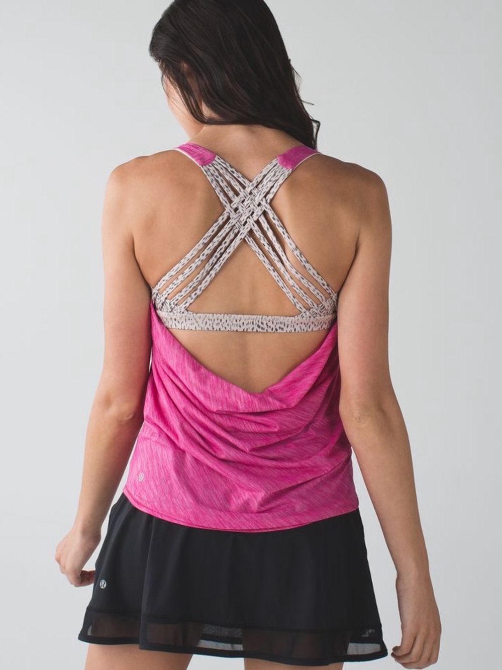 Lululemon Wild Tank - Heathered Jewelled Magenta/Dottie Dash